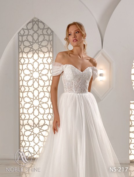 Dress NS-217 from the Honeymoon collection by Noble Shine