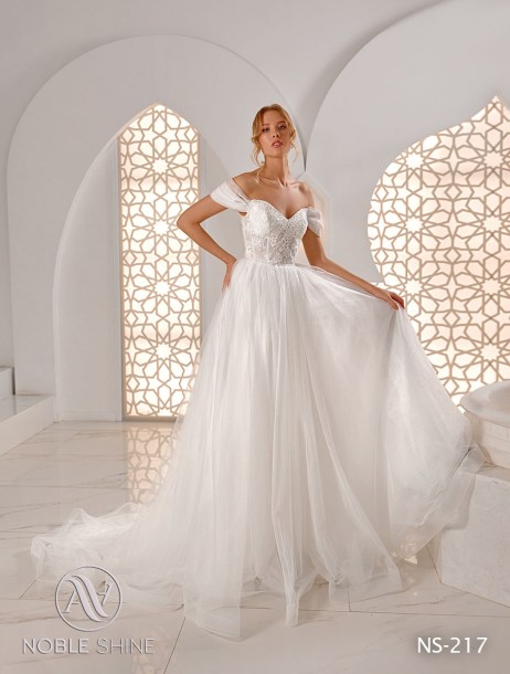 Dress NS-217 from the Honeymoon collection by Noble Shine