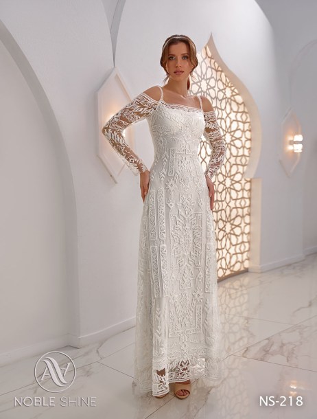 Dress NS-218 from the Honeymoon collection by Noble Shine