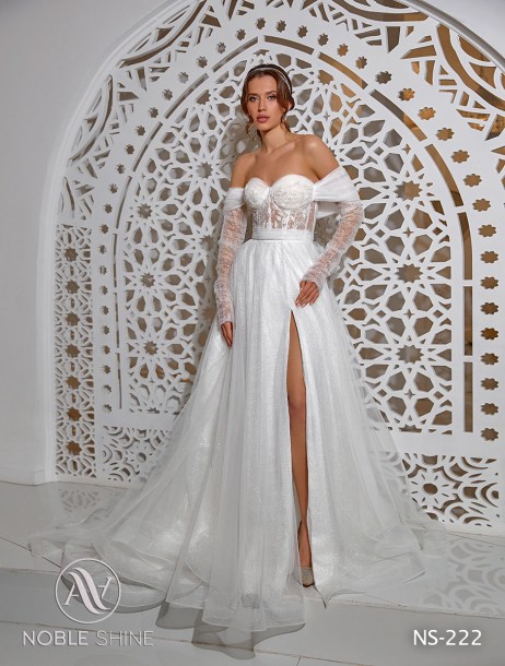 Dress NS-222 from the Honeymoon collection by Noble Shine