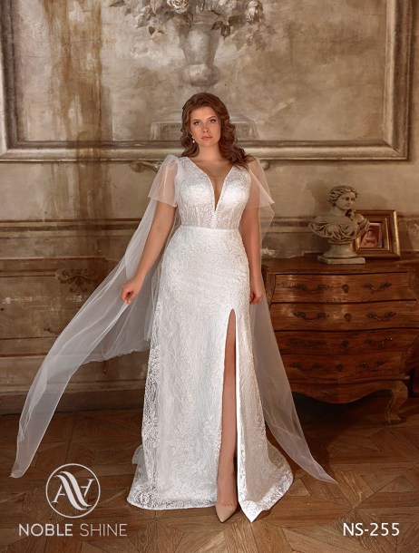 Dress NS-255 from the Grand feel - Plus size collection by Noble Shine