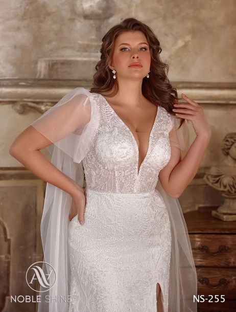 Dress NS-255 from the Grand feel - Plus size collection by Noble Shine