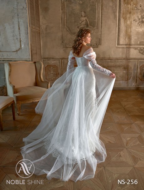 Dress NS-256 from the Grand feel - Plus size collection by Noble Shine