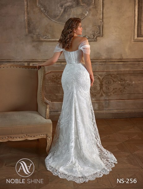 Dress NS-256 from the Grand feel - Plus size collection by Noble Shine