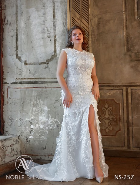 Dress NS-257 from the Grand feel - Plus size collection by Noble Shine