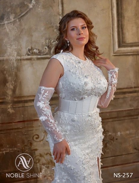 Dress NS-257 from the Grand feel - Plus size collection by Noble Shine