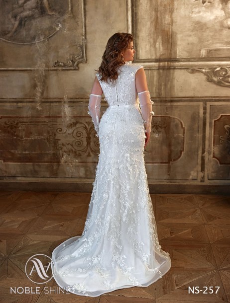 Dress NS-257 from the Grand feel - Plus size collection by Noble Shine