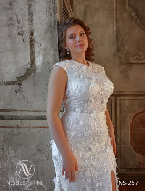 Dress NS-257 from the Grand feel - Plus size collection by Noble Shine