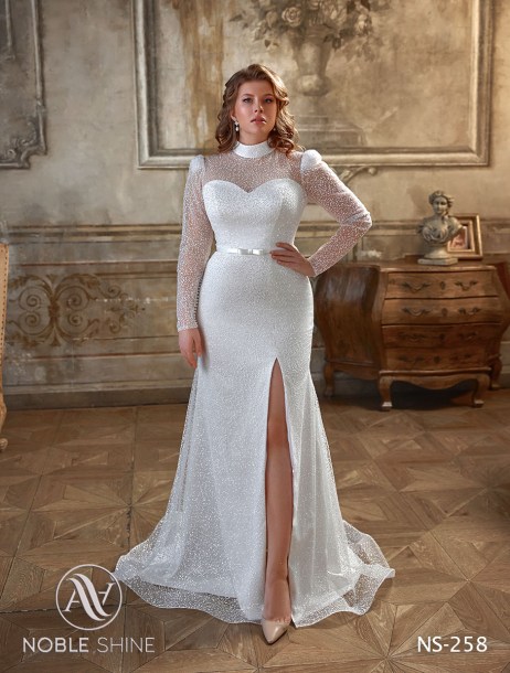 Dress NS-258 from the Grand feel - Plus size collection by Noble Shine