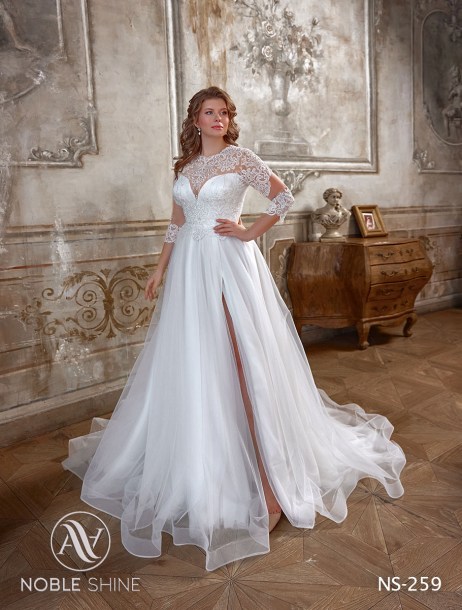 Dress NS-259 from the Grand feel - Plus size collection by Noble Shine