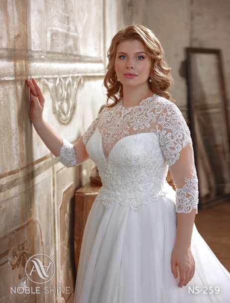 Dress NS-259 from the Grand feel - Plus size collection by Noble Shine
