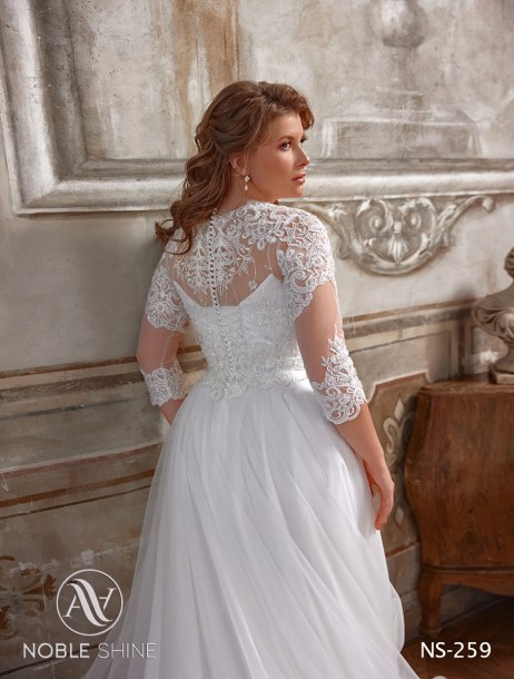 Dress NS-259 from the Grand feel - Plus size collection by Noble Shine
