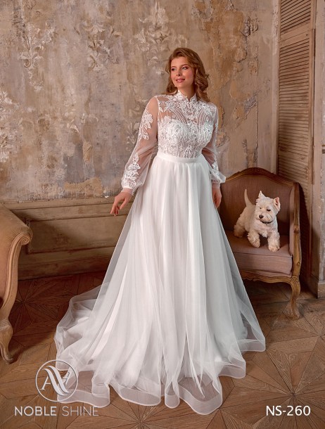 Dress NS-260 from the Grand feel - Plus size collection by Noble Shine