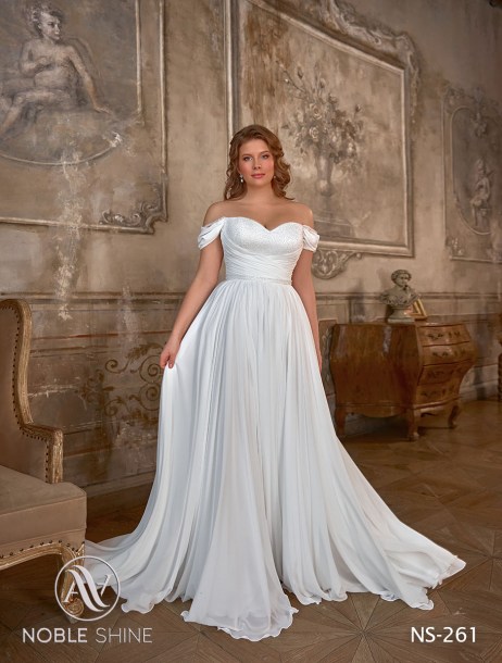 Dress NS-261 from the Grand feel - Plus size collection by Noble Shine