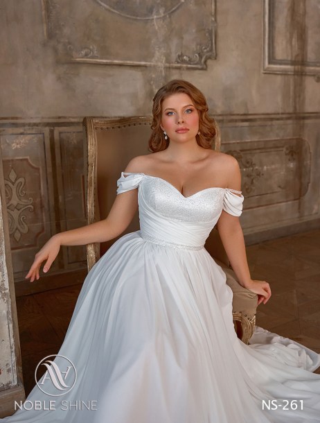 Dress NS-261 from the Grand feel - Plus size collection by Noble Shine
