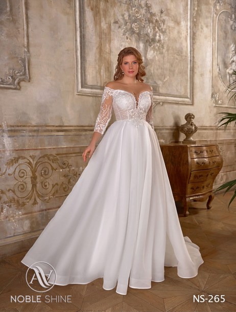 Dress NS-265 from the Grand feel - Plus size collection by Noble Shine