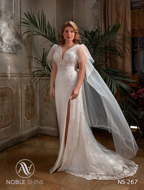 Dress NS-267 from the Grand feel - Plus size collection by Noble Shine