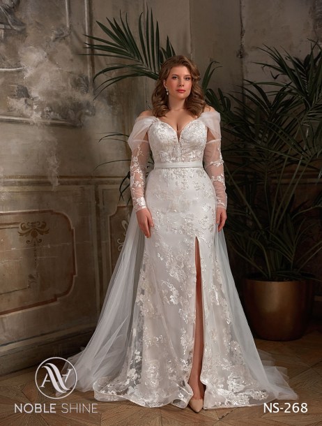 Dress NS-268 from the Grand feel - Plus size collection by Noble Shine