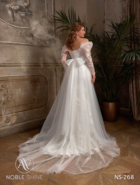 Dress NS-268 from the Grand feel - Plus size collection by Noble Shine