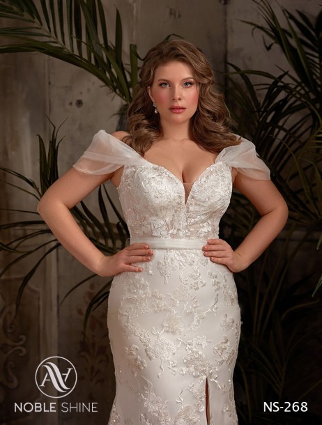Dress NS-268 from the Grand feel - Plus size collection by Noble Shine