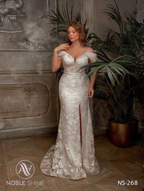 Dress NS-268 from the Grand feel - Plus size collection by Noble Shine