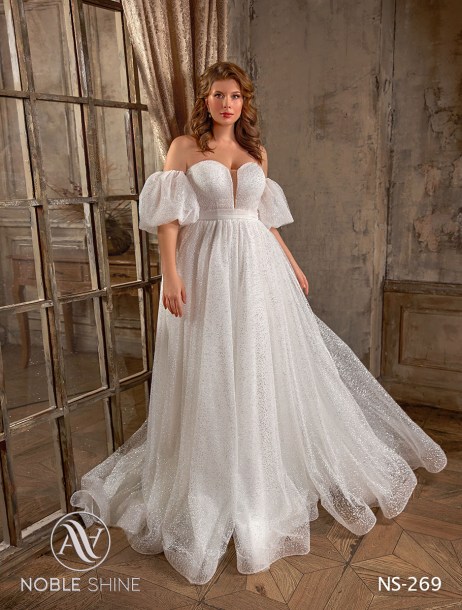 Dress NS-269 from the Grand feel - Plus size collection by Noble Shine