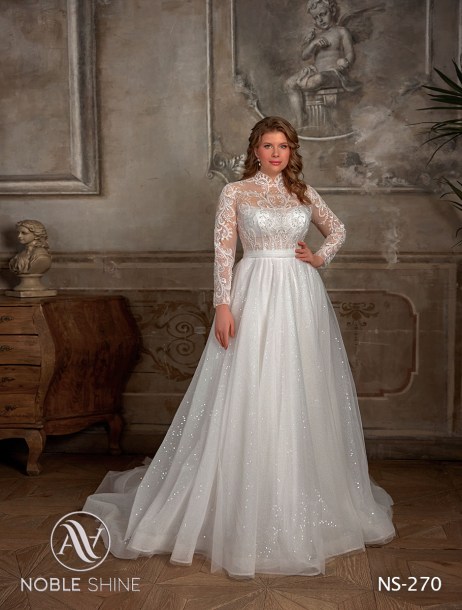 Dress NS-270 from the Grand feel - Plus size collection by Noble Shine