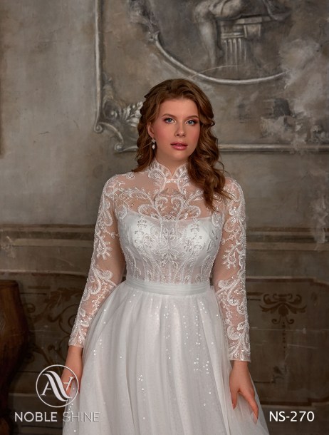 Dress NS-270 from the Grand feel - Plus size collection by Noble Shine