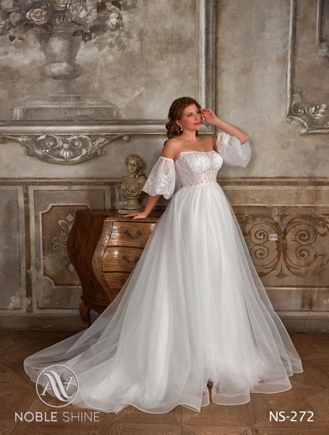 Dress NS-272 from the Grand feel - Plus size collection by Noble Shine