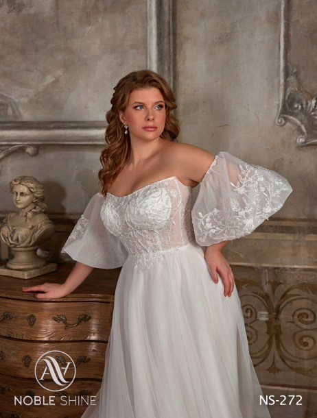 Dress NS-272 from the Grand feel - Plus size collection by Noble Shine