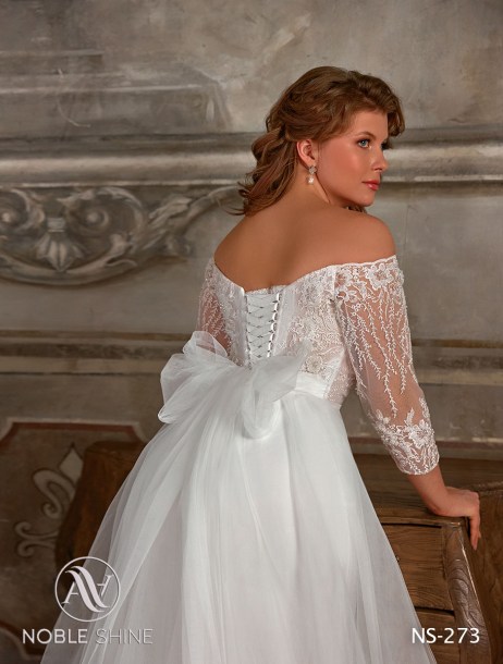 Dress NS-273 from the Grand feel - Plus size collection by Noble Shine