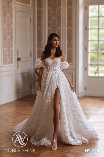 Dress NS-274 from the Jadore collection by Noble Shine