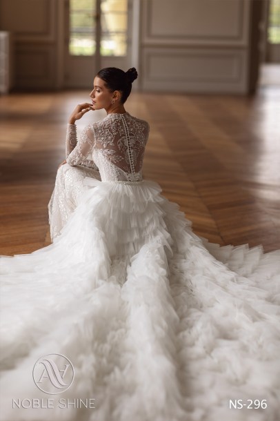 Dress NS-296 from the Jadore collection by Noble Shine