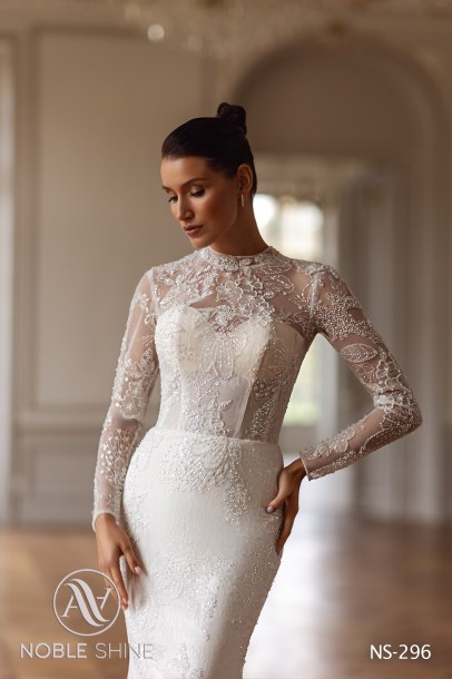 Dress NS-296 from the Jadore collection by Noble Shine