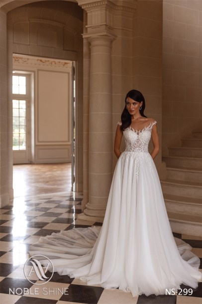 Dress NS-299 from the Jadore collection by Noble Shine