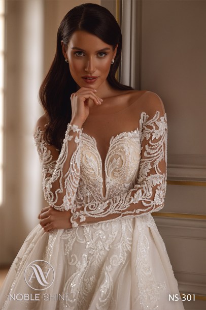 Dress NS-301 from the Jadore collection by Noble Shine