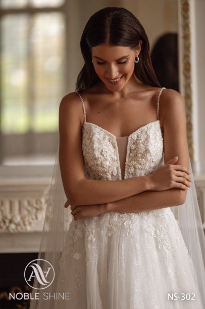 Dress NS-302 from the Jadore collection by Noble Shine