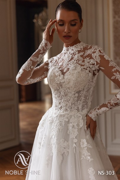 Dress NS-303 from the Jadore collection by Noble Shine