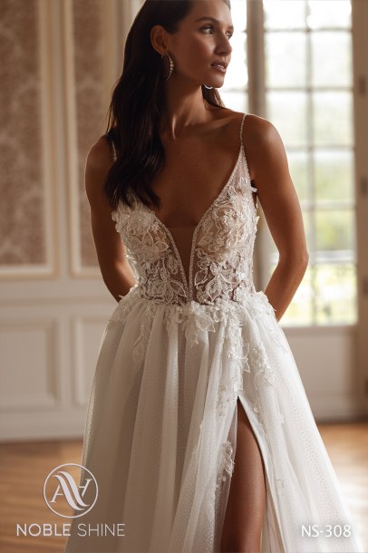 Dress NS-308 from the Jadore collection by Noble Shine