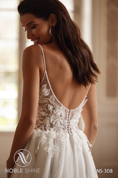 Dress NS-308 from the Jadore collection by Noble Shine