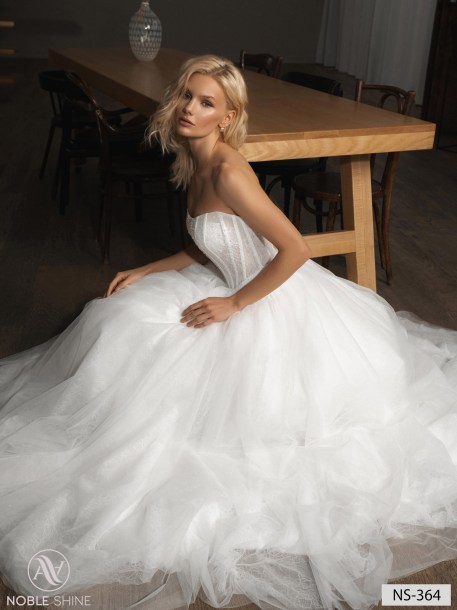 Wedding dress NS-364 from the Nova Fenix collection by Noble Shine