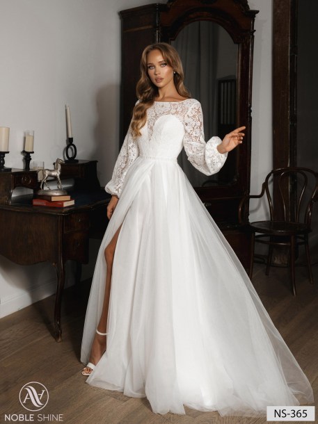 Wedding dress NS-365 from the Nova Fenix collection by Noble Shine