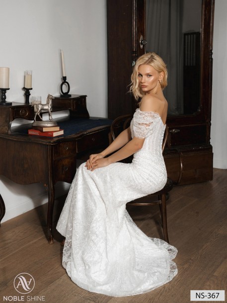 Wedding dress NS-367 from the Nova Fenix collection by Noble Shine