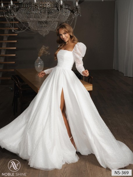 Wedding dress NS-369 from the Nova Fenix collection by Noble Shine