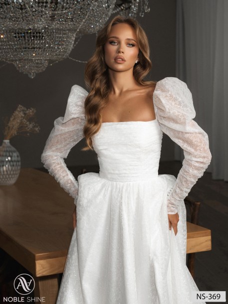 Wedding dress NS-369 from the Nova Fenix collection by Noble Shine