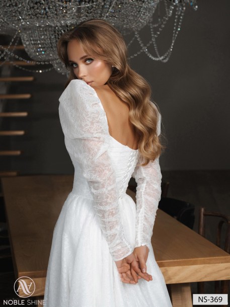 Wedding dress NS-369 from the Nova Fenix collection by Noble Shine