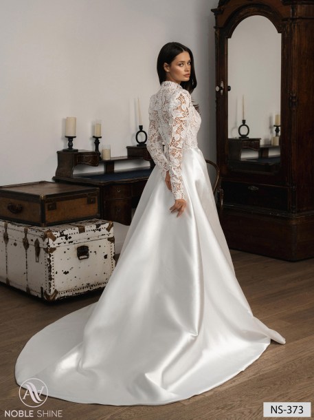 Wedding dress NS-373 from the Nova Fenix collection by Noble Shine