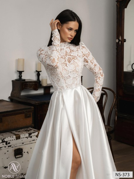 Wedding dress NS-373 from the Nova Fenix collection by Noble Shine