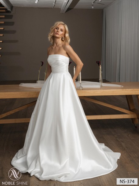 Wedding dress NS-374 from the Nova Fenix collection by Noble Shine