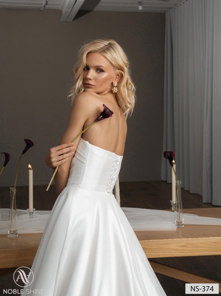 Wedding dress NS-374 from the Nova Fenix collection by Noble Shine